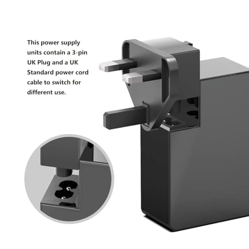 PD100W USB C Charger, KFD GaN Type C Fast Wall Power Supply Adapter for NEEWER HB80C HS60B HS60C Video Lights V Mount Batteries NP-F Chargers DJI Air 3S/Mavic 3 USB-C Charging Cable — view 6