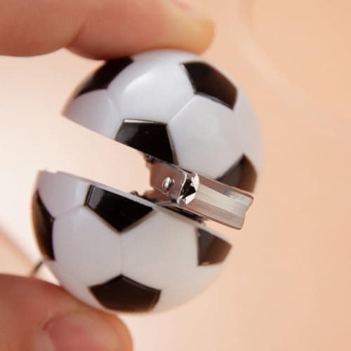 Muteitt Portable Mini Nail Clippers Keychain, Football Shape Collapsible Stainless Steel Travel Nail Clippers Folding Small Fingernail Trimmers — view 6