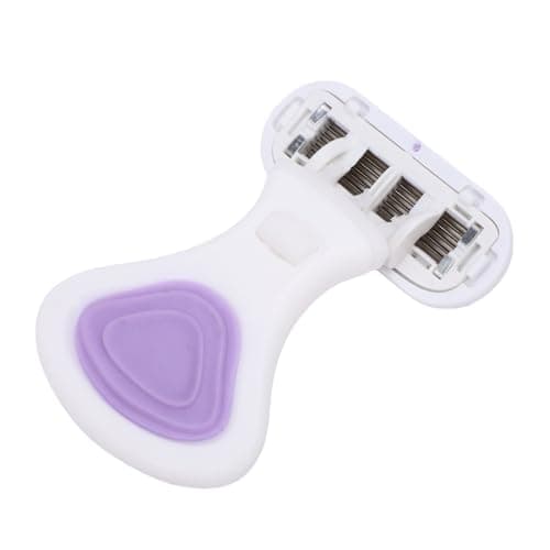 Picysa Travel Size Women's Shaving Kit with Foldable Handle, 6 Layer Cutters Portable Shaving Tool (Purple) — view 2