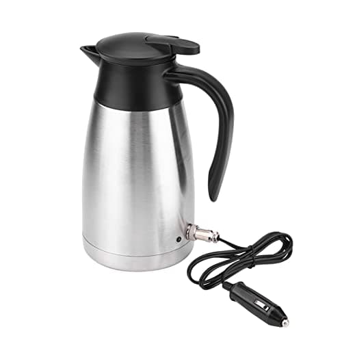 1000ML 2V/24V Stainl Steel Electric In-Car Kettle Travel Es-Large Acity Heating Bottle-Portable Electric Kettle for Car