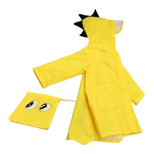 luoluoluo 2026 Kids Dinosaur Raincoat, Toddler Boys Girls Waterproof Rain Jacket Hooded Rain Poncho Raincoats Outwear Reusable Rainwear Outdoor Camping, Emergency Situations, Travel 1-6 Years — view 3