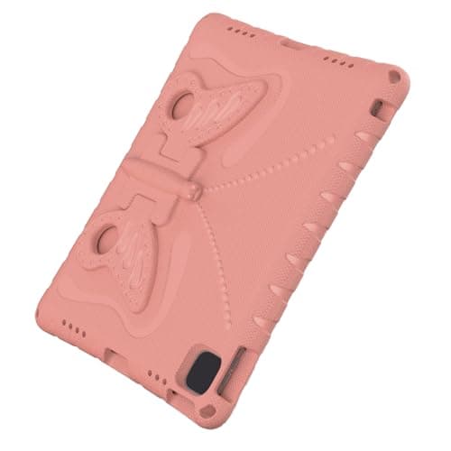 Ejoyous Protective Case EVA Shockproof Protective Case with Rotating Handle and Flip Stand for Pro 13 Air 13 2024 2025 Tablet Cover for Kids Students Travel (Light Orange) — view 2