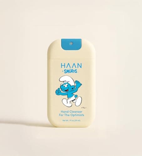 HAAN Smurfs Limited Edition – Moisturising Hand Cleanser Spray with aloe vera (pack of 3) – 1 bottle per fragrance: Morning Glory, Bright Rose, Purifying Verbena — view 3
