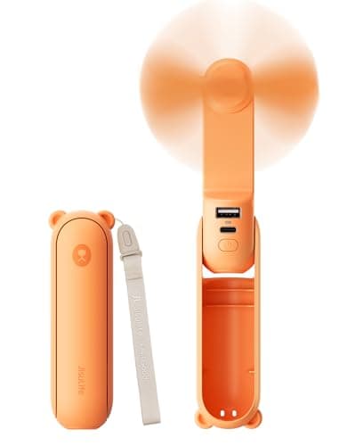 JISULIFE 3 IN 1 Portable Fan with Power Bank & Flashlight Featured