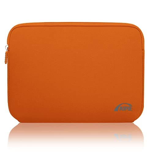 AIPIE Laptop Sleeve 13 13.3 13.6 Inches Compatible with MacBook Pro, MacBook Air M1 M2 Bump Absorb 12.6 x 8.9 x 0.8 Inch Chromebook Netbook Case for Surface ACER ASUS DELL HP DELL, Orange