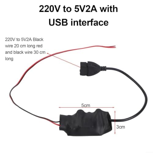 Household 220V AC to 5V DC Converter for Monitoring(USB port) — view 2