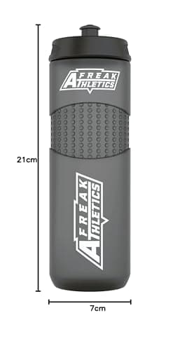 Freak Athletics Sports Water Bottle -750ml (Black Transparent) BPA Free — view 6