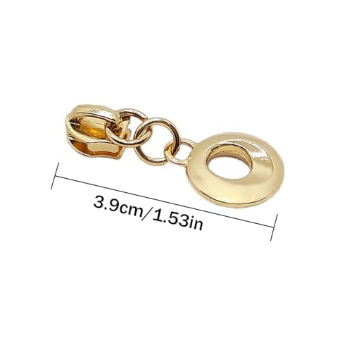 Premium Zinc Alloy #3 Zipper Sliders Replacement (30pcs Bulk) – Heavy-Duty Gunmetal Pulls for Nylon Coil Zippers, Perfect for Luxury Bag Hardware Repair, Luggage Upgrades & DIY Craft Supplies — view 3