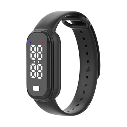 Ultrasonic Mosquito Repellent Bracelet, Electronic Insect Repellent Watch, Rechargeable Anti Mosquito Bracelet & Insect Repellent Band, Long Lasting Protection Ultrasonic Mosquito Repellent (Black)
