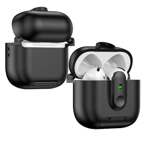 2-in-1 Earphones Case for Apple AirPods 4 (2024),Red+Black — view 3