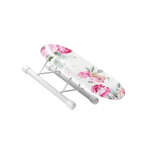 drburpily Small Folding Ironing Board Durable And Easy for Operation For Home And Travel Light Weight Metal Foldable Portable, Type 1