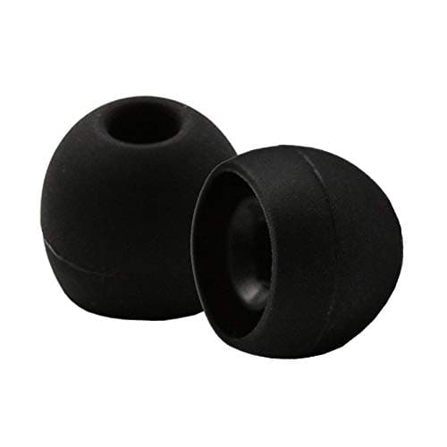 Xcessor Replacement Silicone Earbuds 6 Pairs (Set of 12 Pieces). S/M/L, Black — view 3