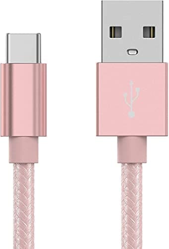 KP TECHNOLOGY Multi Port Fast Charger For Honor Pad 8 / Honor Pad X8 (TYPE C Cable + Dual Port Plug) (ROSE GOLD) — view 2