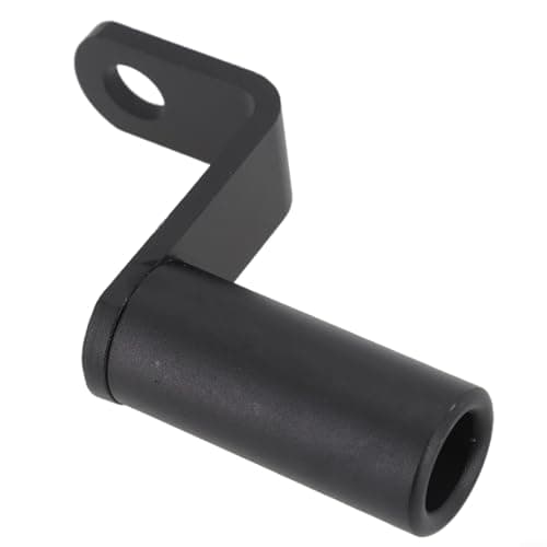 Motorcycle Rearview Mirror Mount Handlebar Adapter for Phone Bracket - Anti-Oxidant CNC Machined Holder for Mobile Devices Lights Grey(Black)
