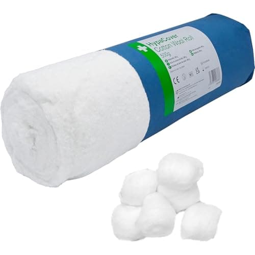 Safety First Aid HypaCover Cotton Wool Roll, 500g, Non-Sterile