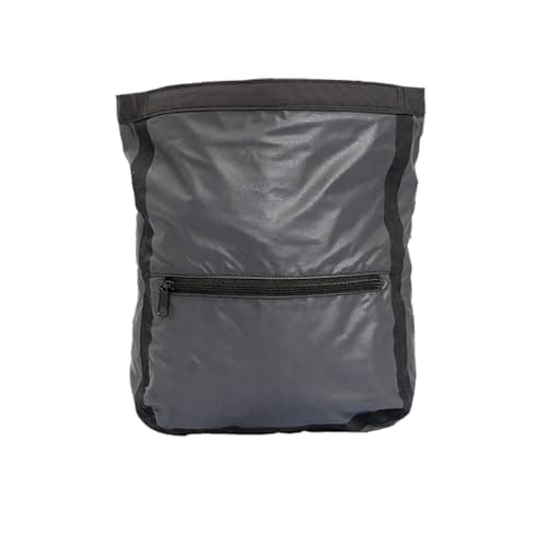 Red Original Unisex PFC-Free Waterproof Cross Body Bag - Lightweight, 100% Recycled Fabric, Practical Storage for all Weather, Walking, Boating, Cycling, Hiking, Camping, Beach (Obsidian Black, 7L) — view 4