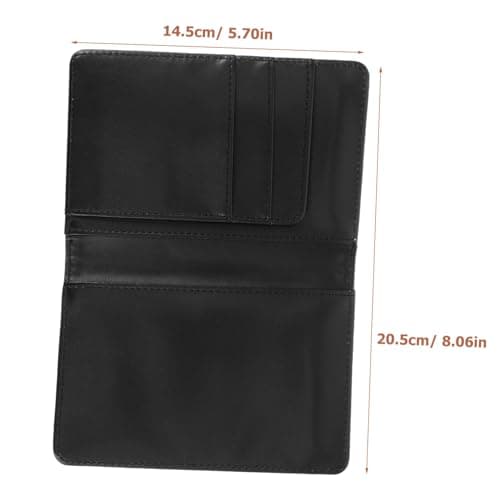 Beaupretty Leather Passport Holder for Travel Card Holder RFID Blocking Passport Sleeve for Traveling Essentials — view 2
