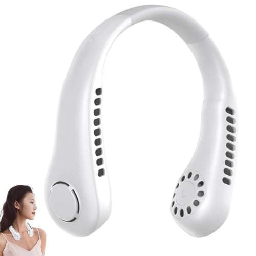 Portable Neck Fan, Bladeless Wearable Personal Neck Fans