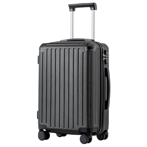 COOLIFE 20 Inch Carry On Suitcase, Hardshell Cabin Suitcase Whit TSA Lock