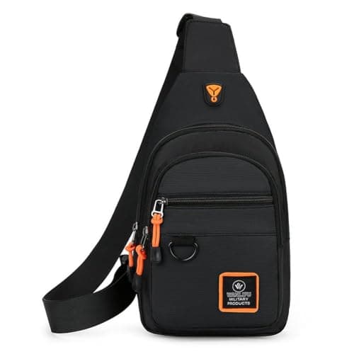 Small Sling Backpack Crossbody Bag - Anti-Theft, Chest Shoulder Daypack, Fanny Pack for Outdoors Hiking Traveling