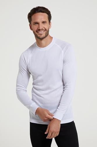 Mountain Warehouse Talus Mens Isotherm Base Layer Top White (R L — view 2