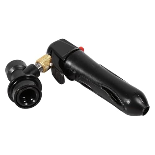 Tuesoa Portable Co2 Charger Injector Ball Lock Gas Disconnect Compact Beer Wine Soda Charger Fitting HomeBrew Beer Kegs Draft Beer Dispenser CO2 Injector — view 2