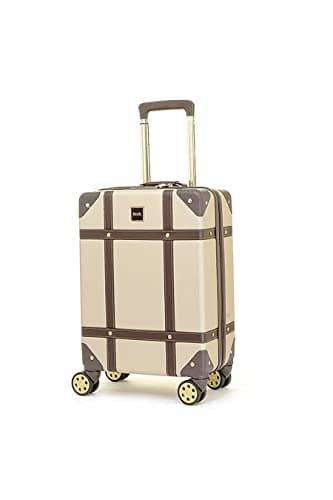 Rock Vintage Small 32L Hard Shell Suitcase - Gold