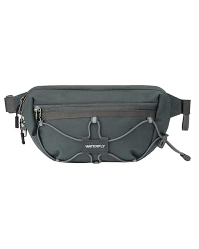 Waterfly Bum Bag Fanny Pack Waist Packs with RFID Blocking Grey