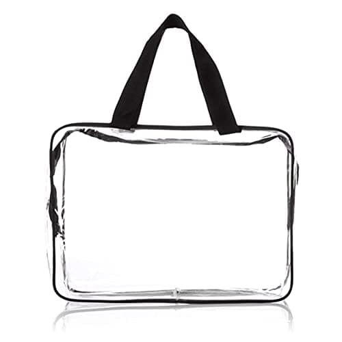 Clear Toiletry Bags, 2 Pcs Large Storage Makeup Bags Waterproof Transparent Cosmetic Gags for Travel — view 4