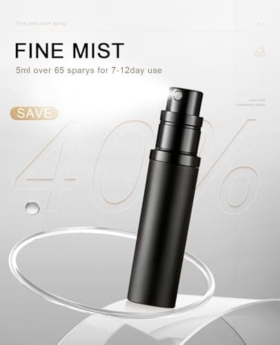 BRARIOS Perfume Atomiser Refillable, Travel Size Portable Atomiser Spray,Mini Empty Perfume Bottle,Leak Proof Cologne Dispenser for Women and Men,5ml(J-Rose Gold) — view 4