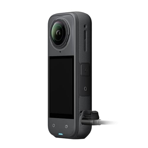 Engineered Charging Port Cover with Sealed Protective for 360 Cameras ABS Silicone Construction Lightweight Accessory Camera Waterproof Seal Side Panel Case — view 2