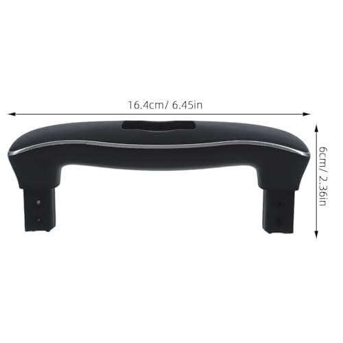 Black Plastic Suitcase Telescoping Handle Replacement Grip for Repair — view 2