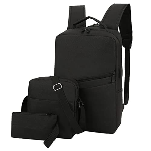 Men Women Backpack Color Matching 3 Piece Computer Business Bag Casual,Color-matched 3-piece set | Padded laptop compartment | Durable fabric | Versatile casual & business use
