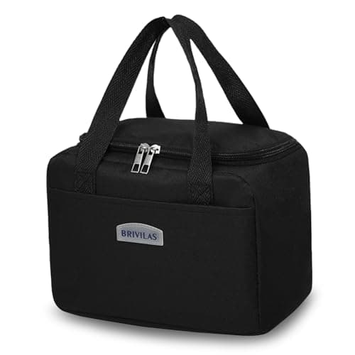 Aucuu Lunch Bag, Insulated Lunch Bag, Waterproof Leak-Proof Lunchbag, Foldable Picnic Bag, Lunch Cooler Bags for Women, Men, Kids and Students Travel Picnic School