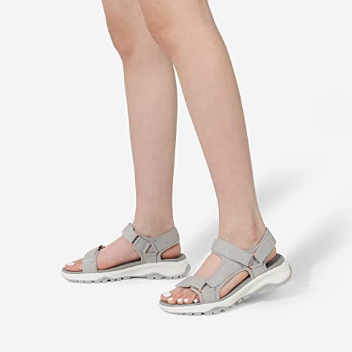 DREAM PAIRS Women Lightweight Hiking Sandals,Light Coffee,6 — view 2