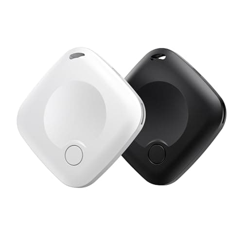 2 Pack Air Tracker Key Tags MFi Certified Works with Apple Find My iOS Only