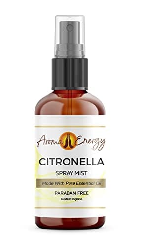 Aroma Energy Citronella Room Spray 100ml – Pure Natural Essential Oil Fragrance Mist