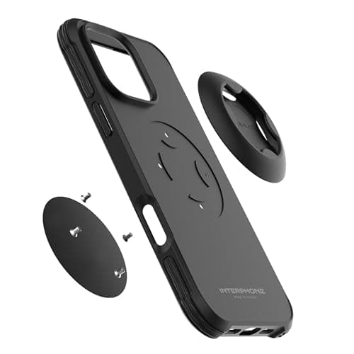 Quiklox Case for Apple iPhone 16 PRO MAX Tetraforce for Motorcycle Car or Bike Attachments - Cover Holder for Mobile Phone - Modular QUIKLOX System - Quick Release Snap Black — view 2
