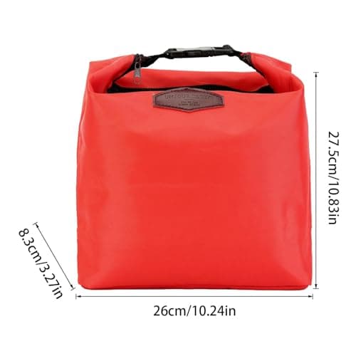 Insulated Food Delivery Bag Waterproof Portable Zippered Lunch Box — view 6