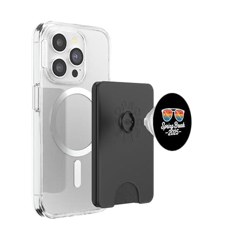 Spring Break 2025 Travel Vacation School Break PopSockets PopWallet for MagSafe — view 3