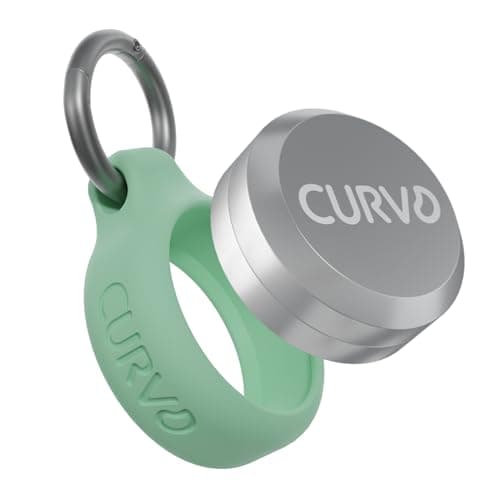 CURVD Premium Carrying Case - Durable Travel Keychain Container, Waterproof Holder for Earplugs, Pills, Coins Compatible with Loop, Eargasm & Vibes, Mini Purse Pill Box Container (Mint)