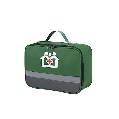 Uposao First Aid Bag Empty Small Medical Kit Pouch Portable Travel Emergency Pouch Mini Medical Bag, Drug Pack Storage Bag Empty Medication Travel Carrying Case for Car Home Camping Office Workplace