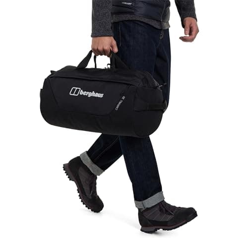 Berghaus Unisex Carry All Mule Holdall 30L Duffel Bag | Compact and Lightweight | Detachable Shoulder Stap Travel Holdall, Black/Black, One Size — view 5