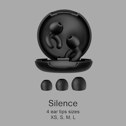Ear Plugs for Sleep – Ergonomic C-Shaped Reusable Earplugs with 4 Tip Sizes for Side Sleepers, Travel, Work and Focus — view 6