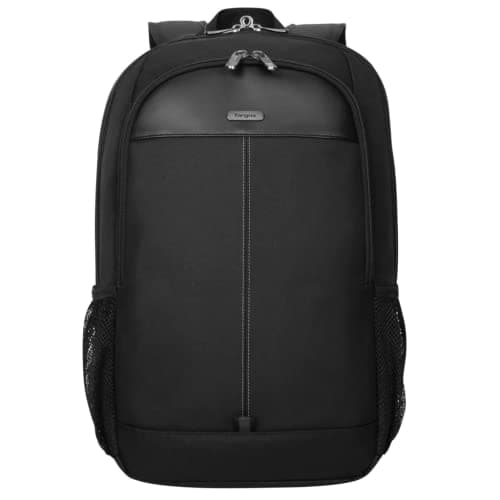 Targus 15-16 Inch Modern Classic Backpack, Lightweight Laptop Bag with Padded Protection, Multiple Compartments, Water Resistant, Black