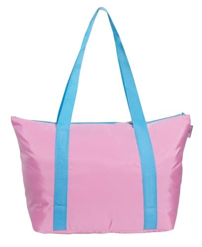 Disney Lilo & Stitch Tote Bag for Women Girls Travel Beach Bag Zipped Fully Lined Large Shoulder Top Handle Overnight Carry On Shopper Bag — view 6