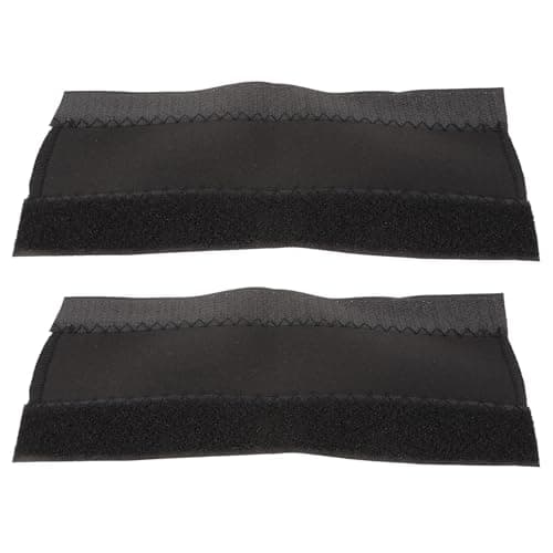 SOESFOUFU 2pcs Bike Chain Protector for Travel, Neoprene Cover with Strap