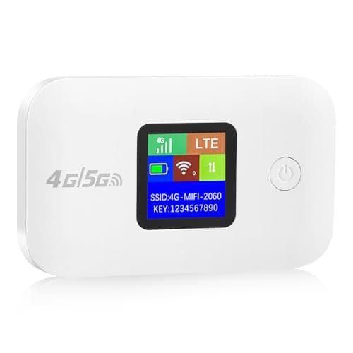 4G/5G LTE WiFi Router,Portable 4G Wifi Travel Router with SIM Card Slot,150Mbps Speed Internet Up to 10 Users, Mobile Hotspot for Travel Party