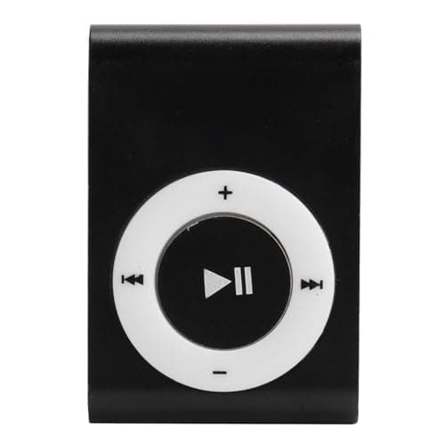 LUCKDANO budget-friendly Players Portable Portable Digital Music Media Player MP3 with Back Clip & Earphone, Lightweight Aluminum, 5-Hour Battery Life, Expandable Up to 8GB, Ideal for Sports & (Black) — view 4