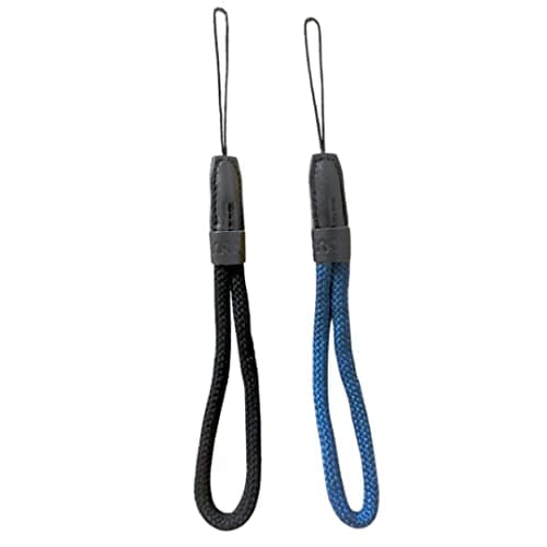Dynamo Wrist Strap for Walking Canes - Adjustable and Stylish Walking Stick and Cane Strap, Versatile Multi-Use Accessory Strap, for Men and Women (2-pack), Black,blue, Large